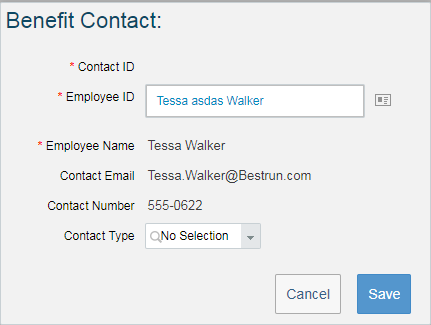 Benefit Contacts