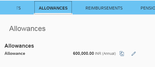 Allowance section