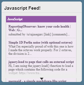 JS Feed