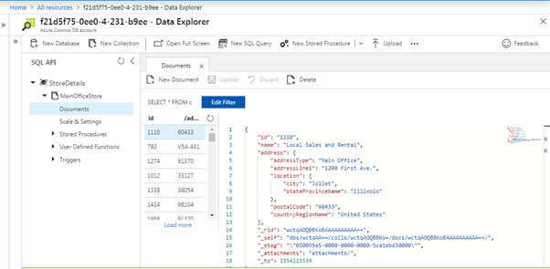 data explorer